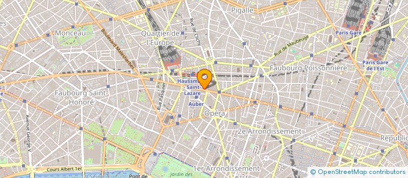 localisation de l'entreprise COMPAGNIE DES ALPES-DOMAINES SKIABLES à PARIS