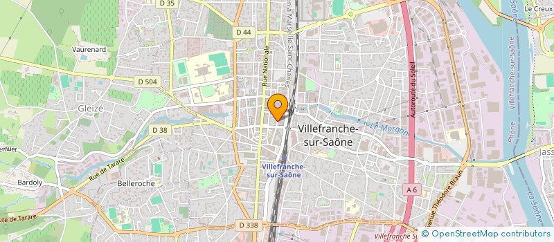 localisation de l'entreprise COMPAGNIE DES ARCHERS CALADOIS à VILLEFRANCHE-SUR-SAONE