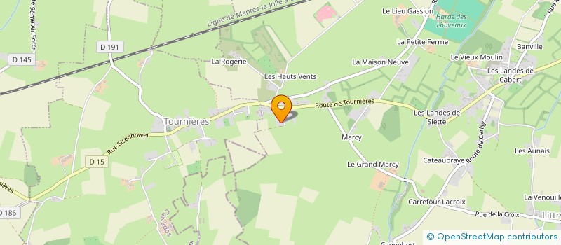 localisation de l'entreprise COMPAGNIE DES ARCHERS DE BAYEUX  LE MOLAY-LITTRY