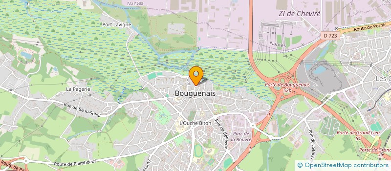 localisation de l'entreprise COMPAGNIE DES ARCHERS DE BOUGUENAIS  BOUGUENAIS