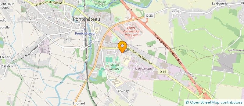 localisation de l'entreprise COMPAGNIE DES ARCHERS DU BRIVET  PONTCHATEAU