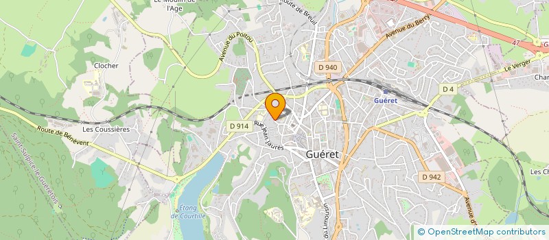 localisation de l'entreprise COMPAGNIE DES ARCHERS GUERETOIS COMPETITEURS à SAINT-FIEL