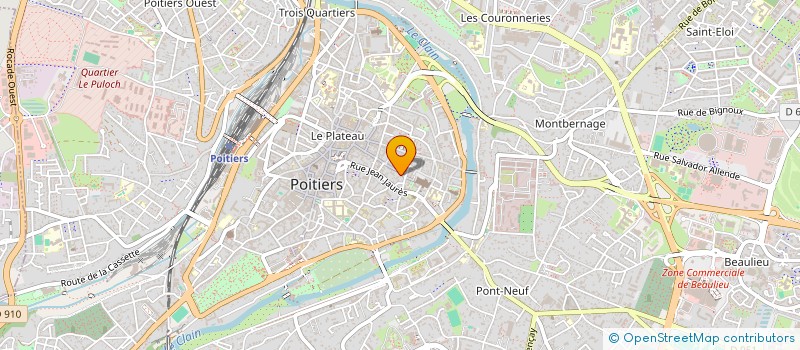 localisation de l'entreprise COMPAGNIE DES ARRONDIS  POITIERS