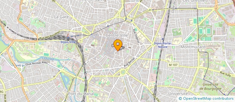 localisation de l'entreprise COMPAGNIE DES AVOUES A LA COUR à DIJON