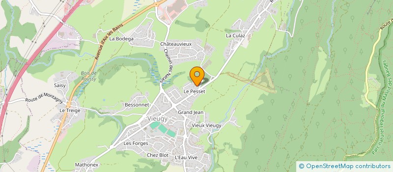 localisation de l'entreprise COMPAGNIE DES CIDRERIES DE SAVOIE à ANNECY