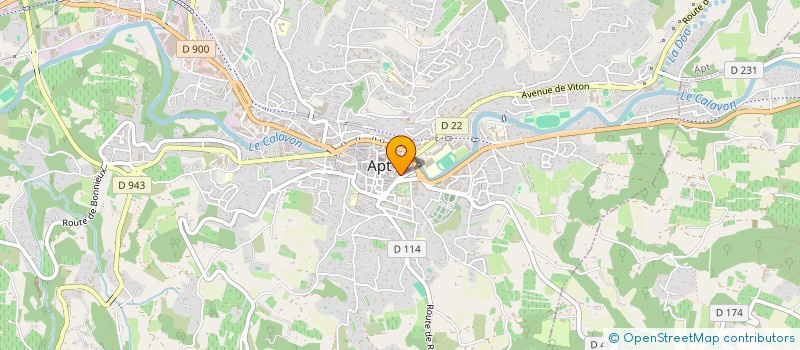 localisation de l'entreprise COMPAGNIE DES CIGALES  APT