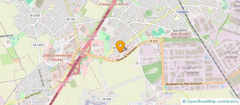 localisation de l'entreprise COMPAGNIE DES CIMENTS BELGES FRANCE (CCBF) à LESQUIN