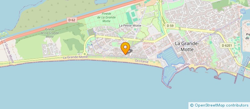 localisation de l'entreprise COMPAGNIE DES COIFFEURS COUCHANT à LA GRANDE-MOTTE
