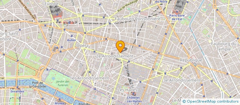 localisation de l'entreprise COMPAGNIE DES COLLECTIONS TEXTILES à PARIS