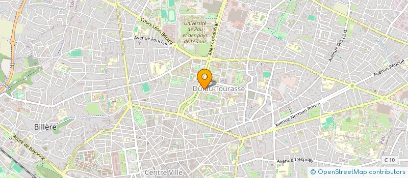 localisation de l'entreprise COMPAGNIE DES COMMISSAIRES ENQUETEURS D ADOUR GASCOGNE à PAU
