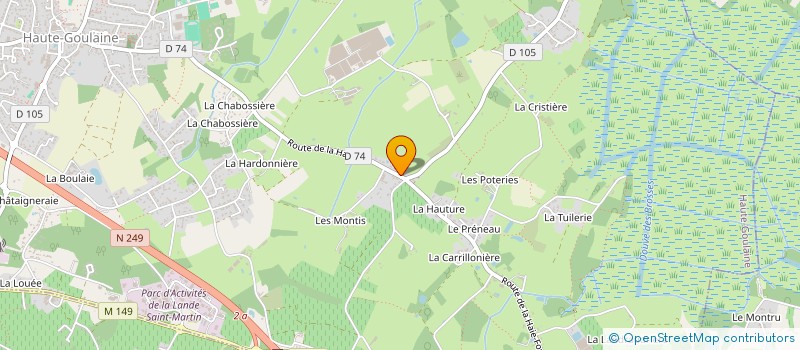 localisation de l'entreprise COMPAGNIE DES COMMISSAIRES ENQUETEURS DE LOIRE ATLANTIQUE à HAUTE-GOULAINE