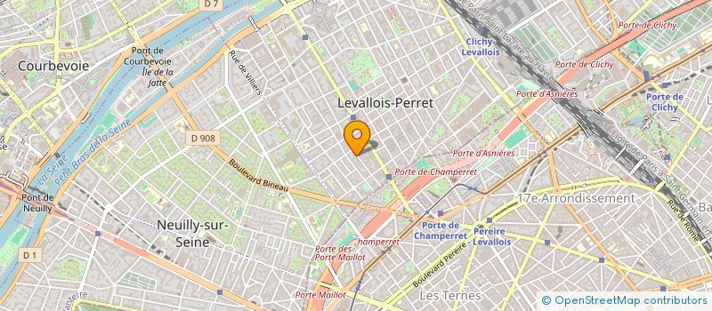 localisation de l'entreprise COMPAGNIE DES DESERTS à LEVALLOIS-PERRET