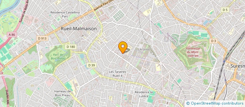 localisation de l'entreprise COMPAGNIE DES DIX HUIT ETOILES à RUEIL-MALMAISON