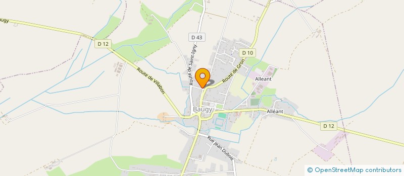 localisation de l'entreprise COMPAGNIE DES EXPATRIES  BAUGY