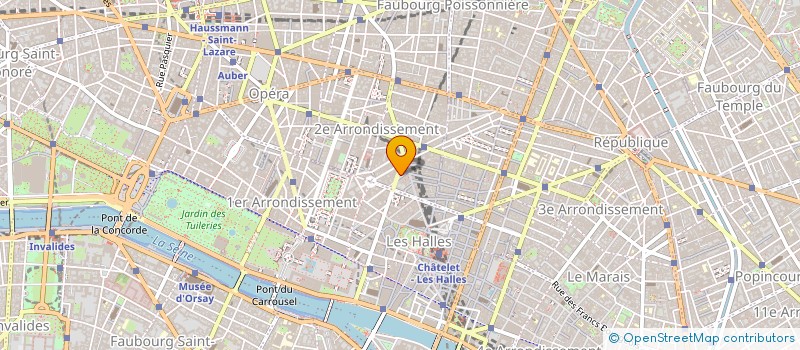 localisation de l'entreprise COMPAGNIE DES EXPERTS B.J.OH. à PARIS