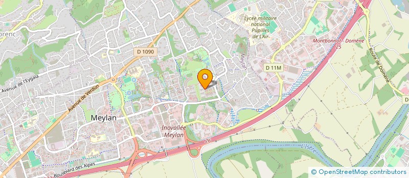 localisation de l'entreprise COMPAGNIE DES EXPERTS DE JUSTICE DE GRENOBLE  MEYLAN