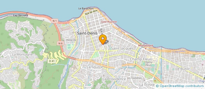 localisation de l'entreprise COMPAGNIE DES EXPERTS PRES DE LA COUR D'APPEL à SAINT-DENIS