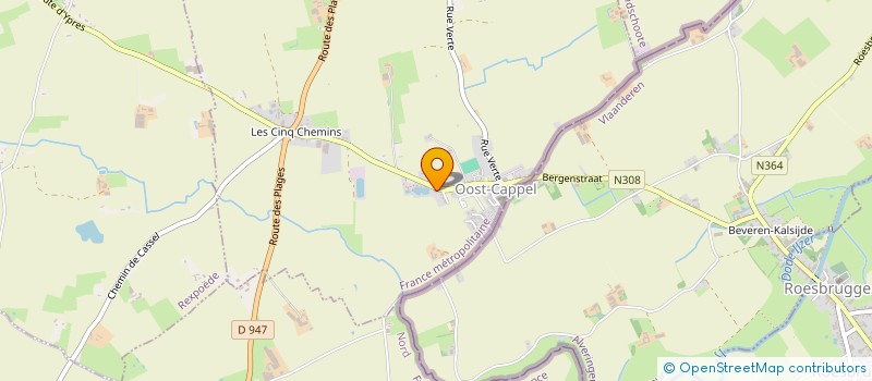 localisation de l'entreprise COMPAGNIE DES EXPERTS PRES LA COUR D'APPEL DE DOUAI  OOST-CAPPEL