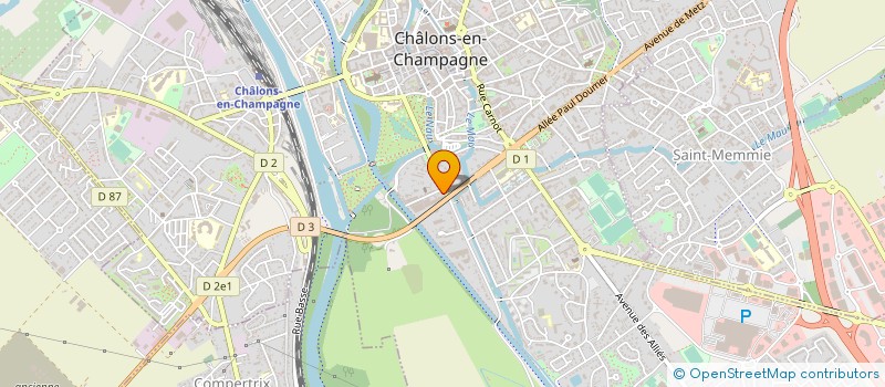 localisation de l'entreprise COMPAGNIE DES EXPORTATEURS à CHALONS-EN-CHAMPAGNE