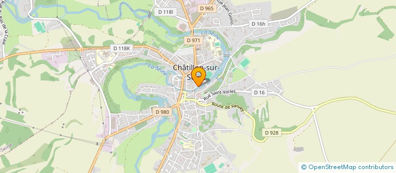 localisation de l'entreprise COMPAGNIE DES FILLES DE LA CHARITE à CHATILLON-SUR-SEINE