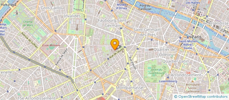 localisation de l'entreprise COMPAGNIE DES FILLES DE LA CHARITE DE ST VINCENT DE PAUL  PARIS