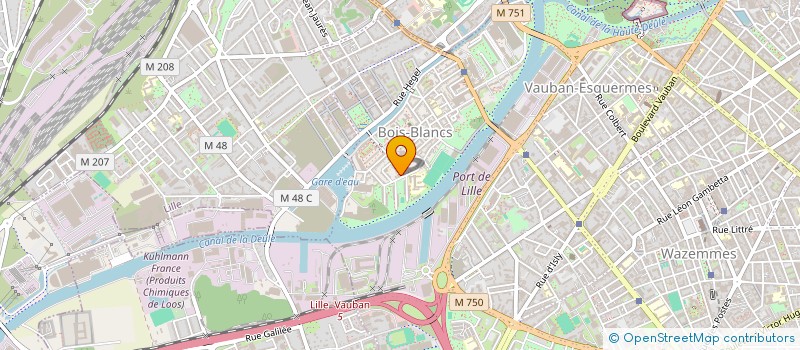 localisation de l'entreprise COMPAGNIE DES FOURMIS DANS LA LANTERNE à LILLE