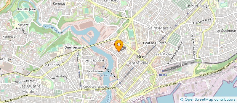 localisation de l'entreprise COMPAGNIE DES FOUS DE LA RAMPE à BREST