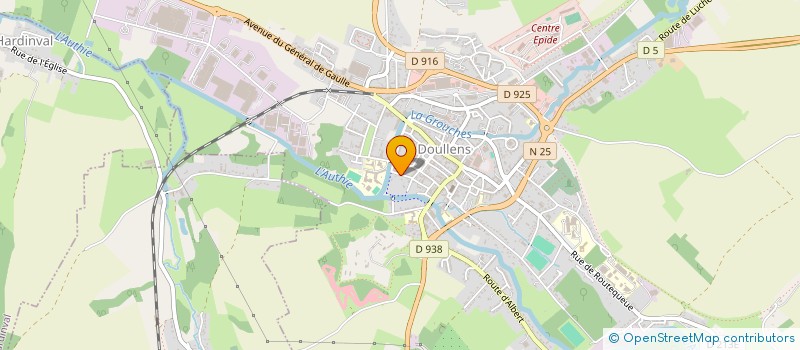 localisation de l'entreprise COMPAGNIE DES FRANCS ARCHERS DE DOULLENS à DOULLENS