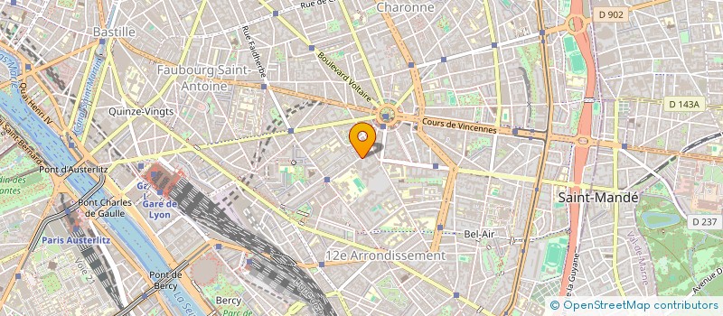 localisation de l'entreprise COMPAGNIE DES GARDES FRANCAISES DE LA MAISON DU ROY  PARIS