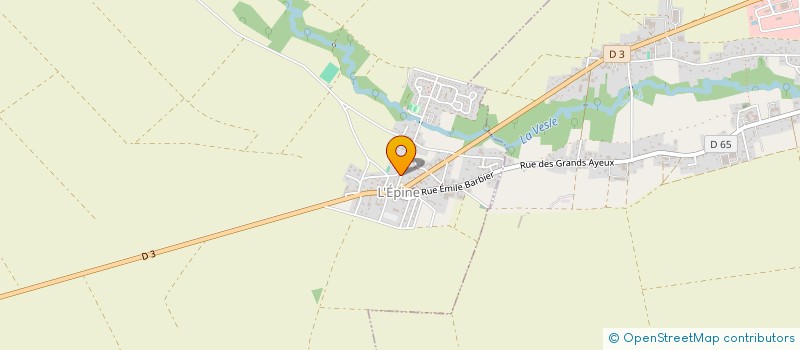 localisation de l'entreprise COMPAGNIE DES GRANDS VINS DE FRANCE ET DU MONDE  L'EPINE