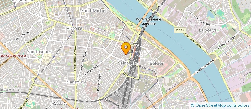 localisation de l'entreprise COMPAGNIE DES GRAVES à BORDEAUX