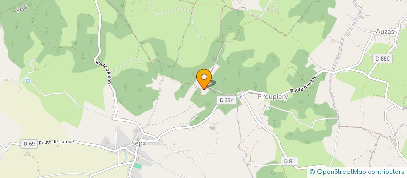 localisation de l'entreprise COMPAGNIE DES HAUT PARLEURS  SEPX