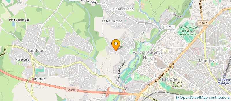 localisation de l'entreprise COMPAGNIE DES INDISCRETS à LIMOGES