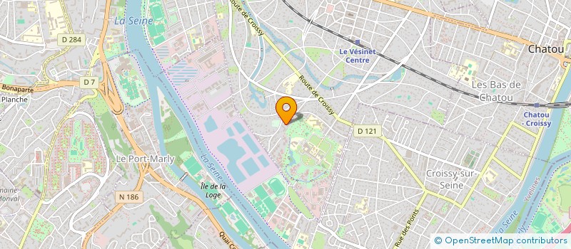 localisation de l'entreprise COMPAGNIE DES JUMELLES  LE VESINET