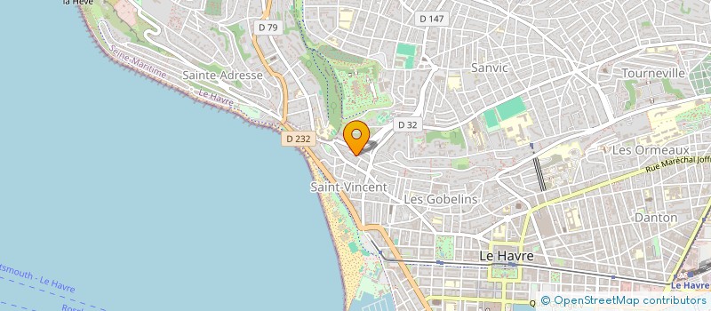 localisation de l'entreprise COMPAGNIE DES LAPINS BLEUS à LE HAVRE
