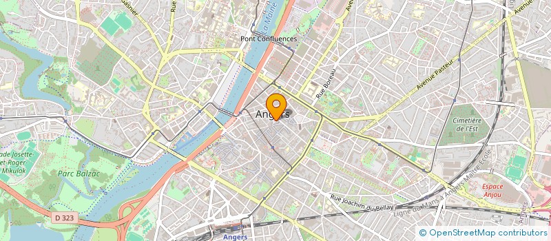 localisation de l'entreprise COMPAGNIE DES LOGEMENTS à ANGERS