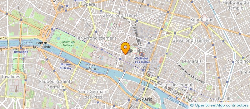 localisation de l'entreprise COMPAGNIE DES MACONS DU SUD à PARIS