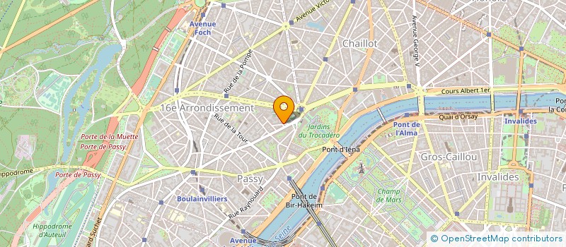 localisation de l'entreprise COMPAGNIE DES MARBRERIES DE PARIS à PARIS