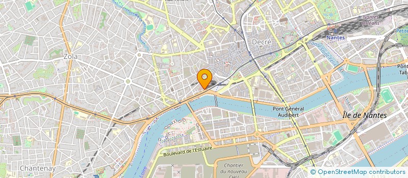 localisation de l'entreprise COMPAGNIE DES MARIONNETTES DE NANTES à NANTES