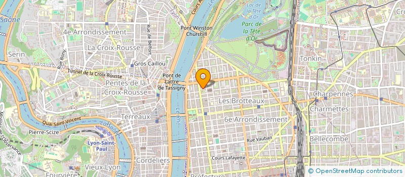 localisation de l'entreprise COMPAGNIE DES METROPOLITAINES  LYON