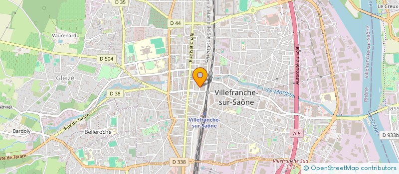 localisation de l'entreprise COMPAGNIE DES MODELISTES DU VAL DE SAONE à VILLEFRANCHE-SUR-SAONE
