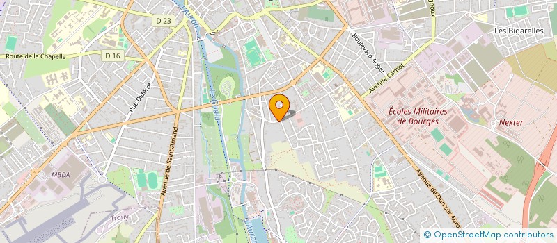 localisation de l'entreprise COMPAGNIE DES MUSES DO RE  BOURGES