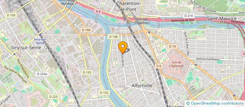 localisation de l'entreprise COMPAGNIE DES NOUVEAUX PERES à ALFORTVILLE