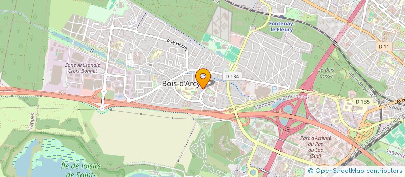 localisation de l'entreprise COMPAGNIE DES OASIS à BOIS-D'ARCY