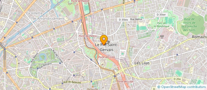 localisation de l'entreprise COMPAGNIE DES OGRES  LE PRE-SAINT-GERVAIS