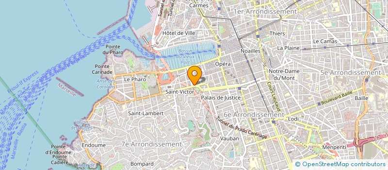 localisation de l'entreprise COMPAGNIE DES OURS à MARSEILLE