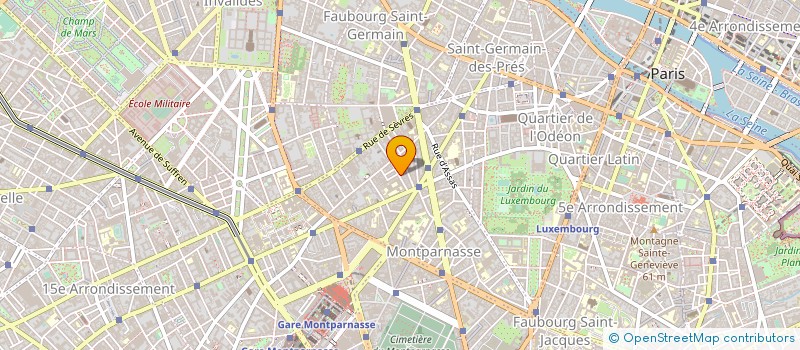localisation de l'entreprise COMPAGNIE DES PAPIERS à PARIS