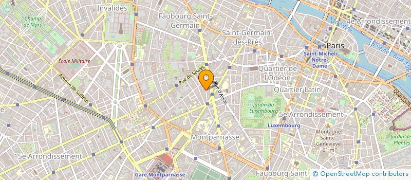 localisation de l'entreprise COMPAGNIE DES PARAIGES à PARIS