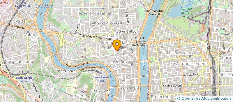localisation de l'entreprise COMPAGNIE DES PAS PERDUS à LYON