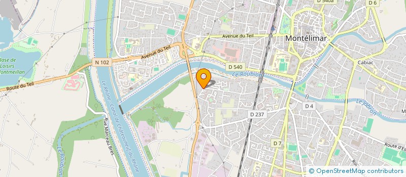 localisation de l'entreprise COMPAGNIE DES PISCINES DROME ARDECHE  MONTELIMAR